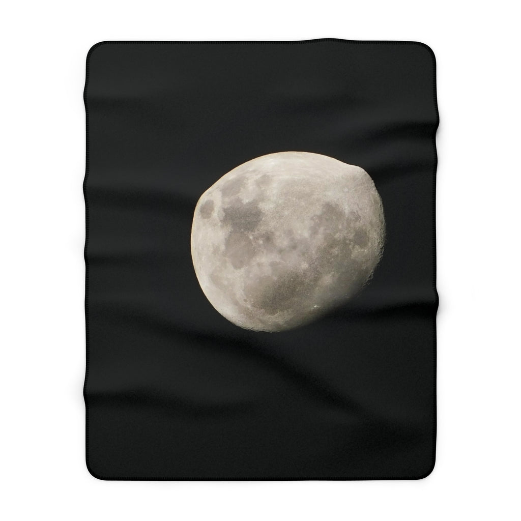Silver Moon[Sherpa Fleece Blanket]